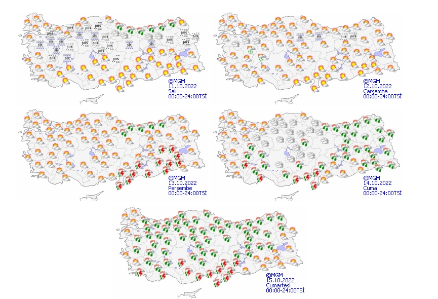 Meteoroloji'den yurt geneline uyarı: Güneşli günlere aldanmayın, sağanak esir alacak (11 Ekim hava durumu)