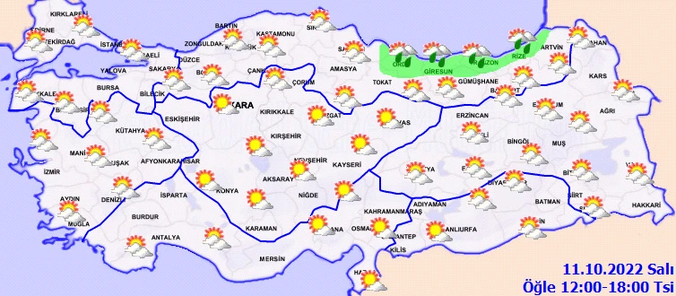 Meteoroloji'den yurt geneline uyarı: Güneşli günlere aldanmayın, sağanak esir alacak (11 Ekim hava durumu)