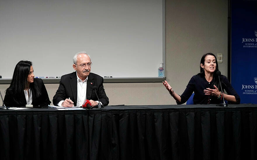 CHP Genel Başkanı Kılıçdaroğlu ABD’de öğrencilerle buluştu!