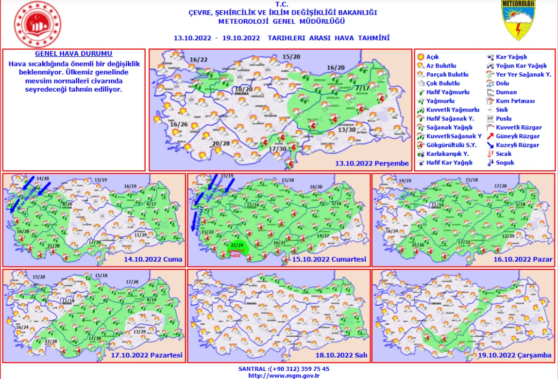 Hafta sonuna dikkat! Meteoroloji tarih vererek uyardı: Yurdun birçok bölgesine sağanak yağış geliyor
