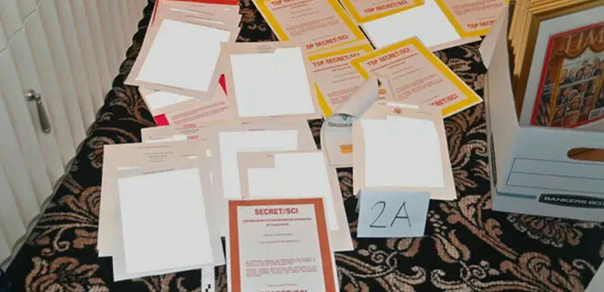 Donald Trump'ın evinden çıkan belgeler ABD'yi ateşe atabilirdi! ABD'nin İran ve Çin sırları bu belgelerde