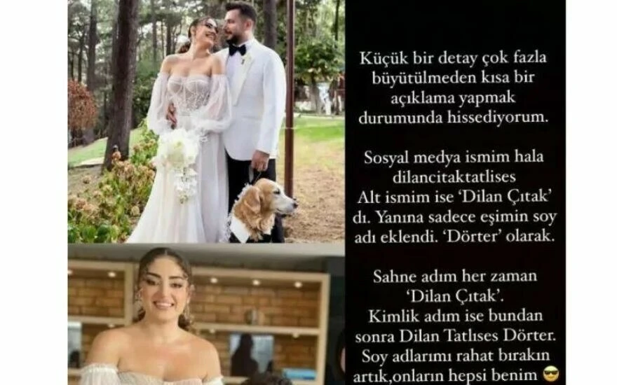 Tatlıses soyadını silen Dilan Çıtak’tan açıklama: Kimlik adım bundan sonra…