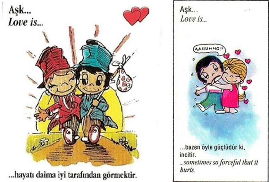 Çocukluğumuzun sakızı Şıpsevdi (Love is...) karikatürlerinin ardındaki gerçek aşk hikayesi