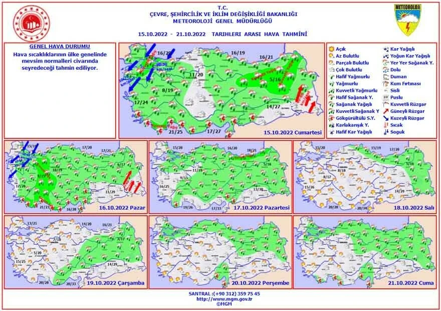 Son dakika! Meteoroloji il il uyardı: Kuvvetli yağış geliyor (15 Ekim hava durumu)