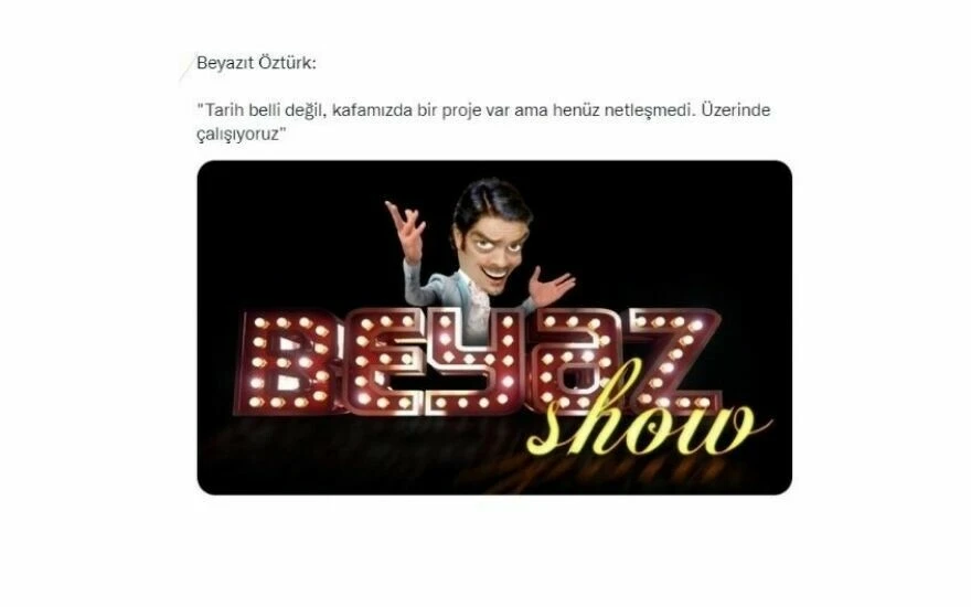 Beyaz Show hayranlarına müjdeli haber Beyazıt Öztürk’ten geldi: Üzerinde çalışıyoruz, tarih net değil!