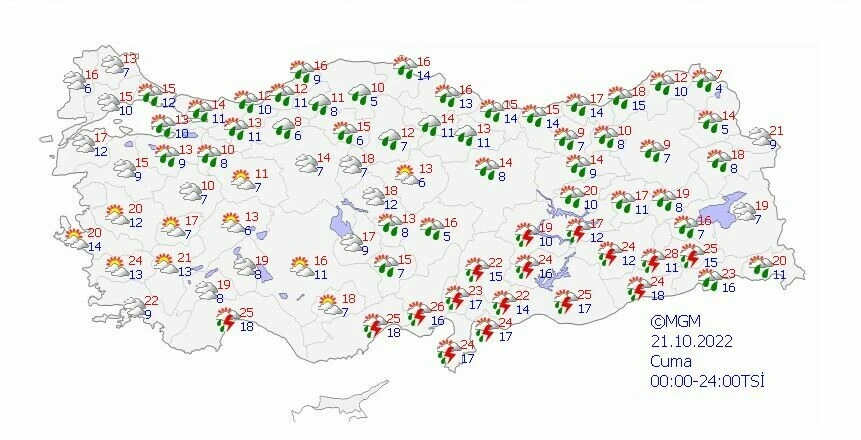 Son dakika! Sıcaklıklar bir anda düşecek: Meteoroloji uyardı, yurt genelinde kuvvetli fırtına ve sağanak alarmı