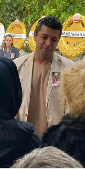 Billur Kalkavan'ın cenazesinde hayat arkadaşı Buğra Bahadırlı'nın gözyaşları sel oldu aktı