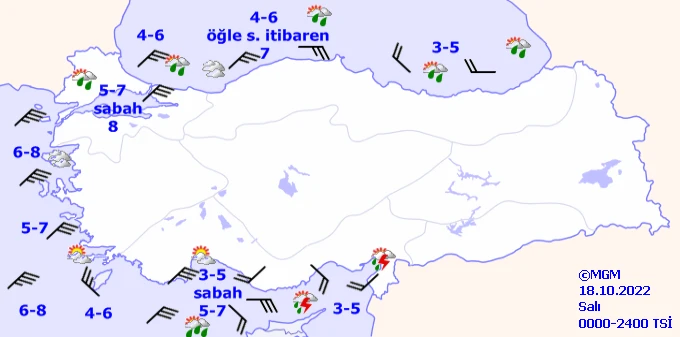 Son dakika! Meteoroloji bölge bölge uyardı: Sağanak ve kuvvetli rüzgara dikkat
