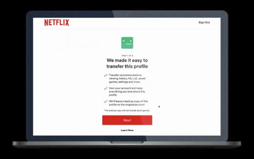 Netflix, şifre paylaşımını engellemeden önce yeni bir özelliği devreye aldı: ''Profil Aktarımı''