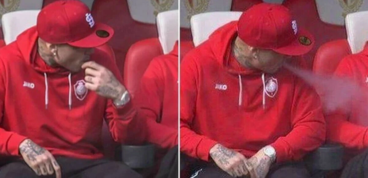 Yedek kulübesinde sigara içti, kadro dışı kaldı