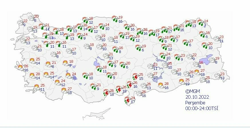 Meteoroloji’den şiddetli rüzgar uyarısı! Saatte 70 km’yi bulacak: İşte 5 günlük hava tahmin raporu