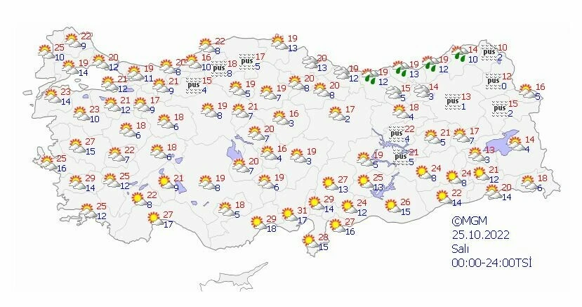 Hafta sonu plan yapanlar dikkat! Meteoroloji uyardı: Sağanak ve kar etkili olacak, sıcaklıklar 5 derece birden düşecek