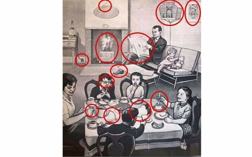 Bu zekâ testi IQ’nuzu belirliyor: 1950’ye ait bu tablodaki hataları 200 kişiden 3’ü bulabiliyor