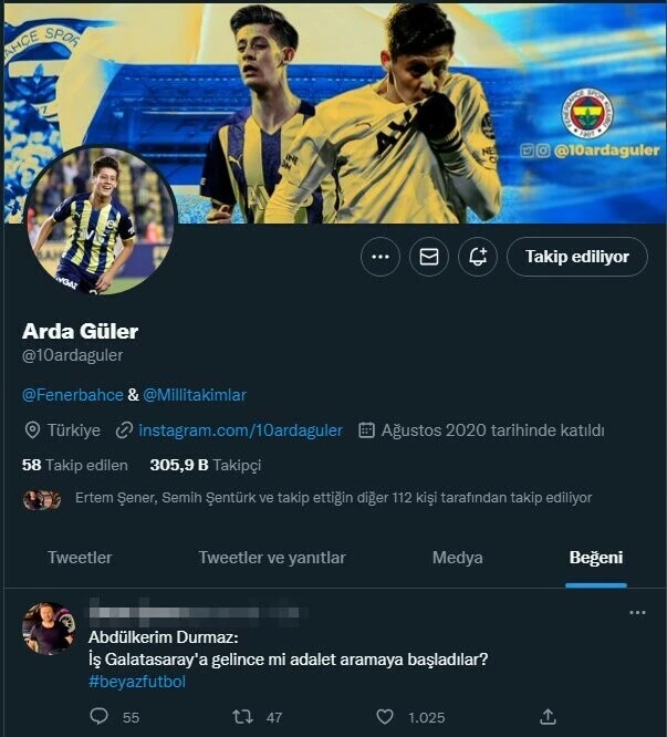 Arda Güler’in sosyal medyadaki beğenisi Galatasaray taraftarını kızdırdı!
