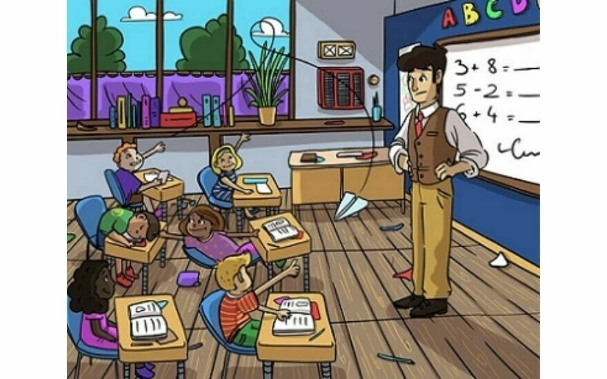Ters köşe yapan IQ testi: İnsanların sadece yüzde 2'si öğretmenin sınıfta kaybettiği gözlükleri 15 saniyede bulabiliyor!