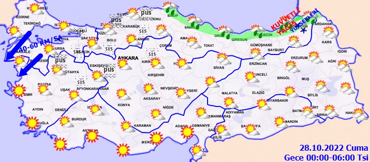 Meteoroloji'den 2 kente sarı kodlu uyarı: Güneşe aldanmayın, bir anda bastıracak (27 Ekim hava durumu)