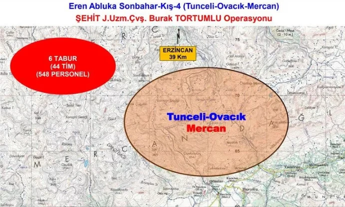 Son dakika! İçişleri Bakanlığı duyurdu: Tunceli'de Eren Abluka Sonbahar-Kış 4 operasyonu başlatıldı