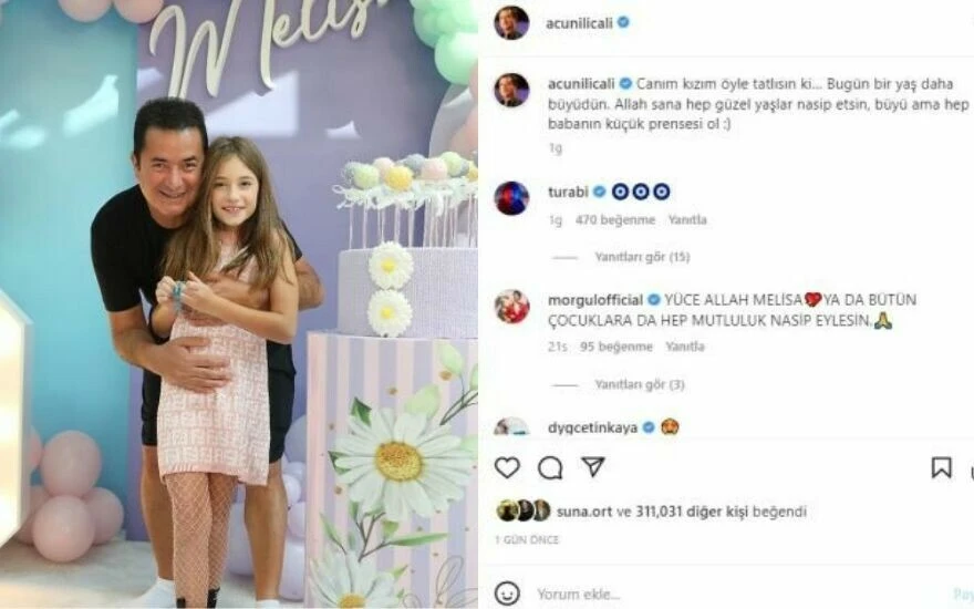 Acun Ilıcalı kızı Melisa’nın 9. yaş gününü kutladı: Küçük kızın elbisesinin fiyatı dudak uçuklattı!