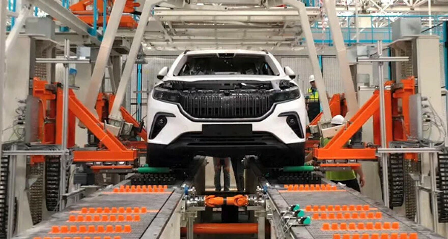 TOGG Gemlik Tesisi’nin içerisinden ilk görüntüler: Üretime hazır