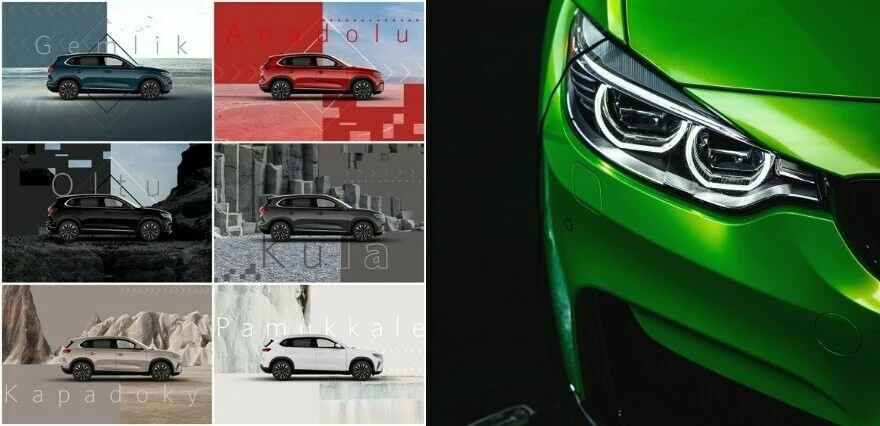 Togg töreninde dikkat çeken detaylar: Erdoğan çiftinin seçimi 'Anadolu ateşi' oldu