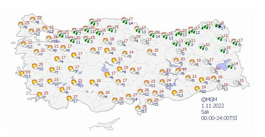 Meteoroloji bölge bölge uyarıda bulundu: Sağanak kuvvetli geliyor, sıcaklıklar düşüşe geçti! 5 günlük hava tahmin raporu açıklandı