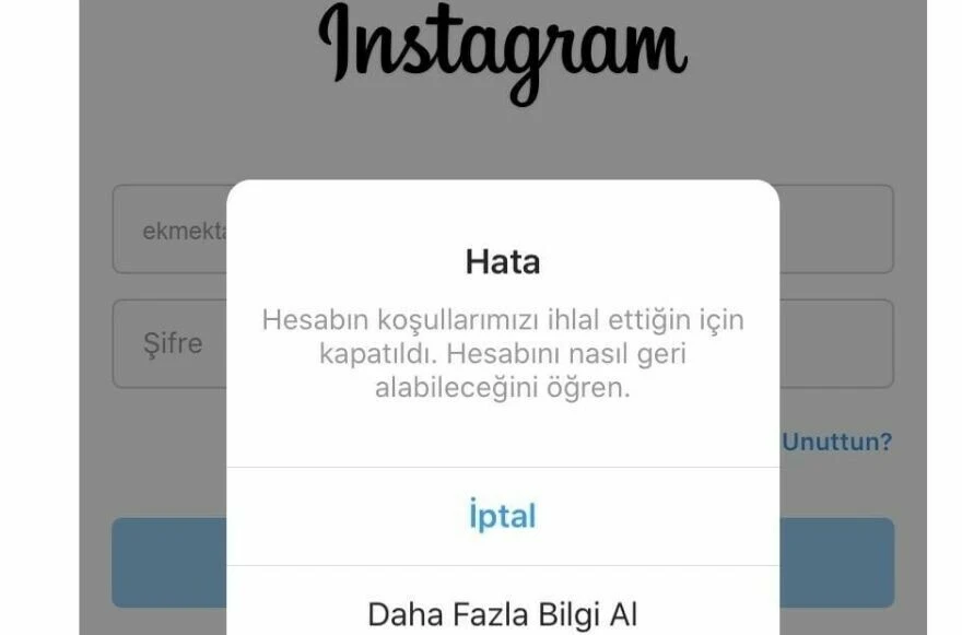 Instagram hesabım neden askıya alındı? Instagram topluluk kuralları ihlali nedir, nasıl kurtarılır?