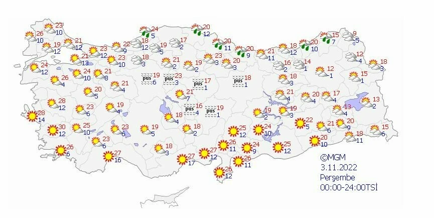 Hava nasıl olacak? Meteoroloji Genel Müdürlüğü 5 günlük son hava tahmin raporunu paylaştı