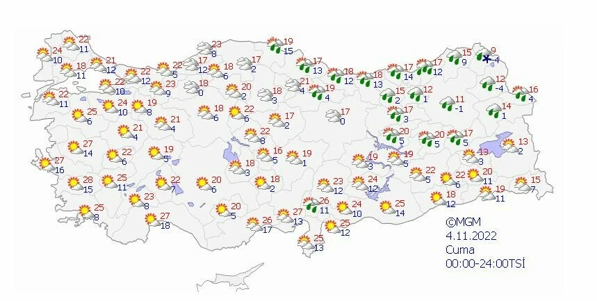 Hava nasıl olacak? Meteoroloji Genel Müdürlüğü 5 günlük son hava tahmin raporunu paylaştı