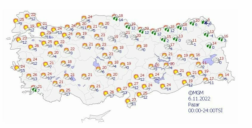 Hava nasıl olacak? Meteoroloji Genel Müdürlüğü 5 günlük son hava tahmin raporunu paylaştı