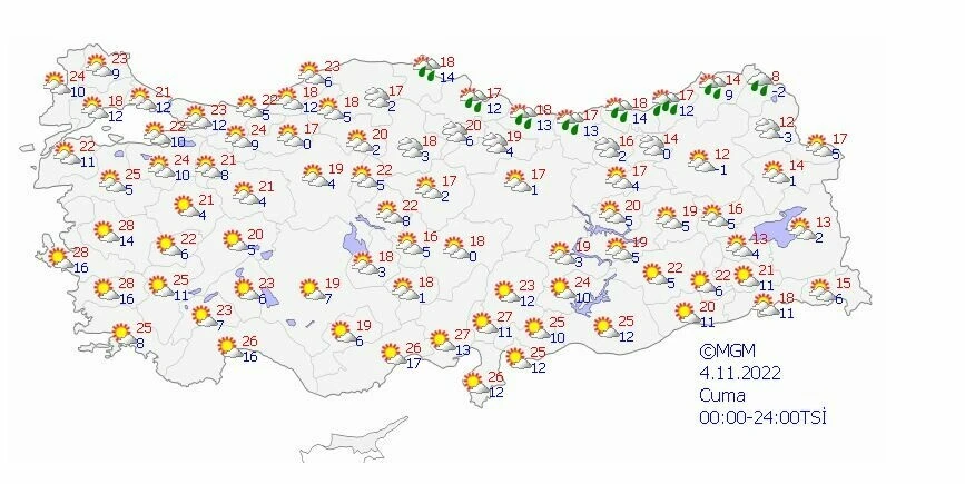 Hava tahmin raporu açıklandı: Meteoroloji’den kar ve sağanak uyarısı
