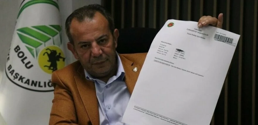 CHP'den ihraç edilen Bolu Belediye Başkanı Tanju Özcan’ın TDP’ye üye yapıldığı ortaya çıktı