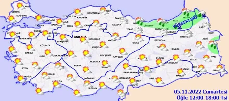 Son dakika! Meteoroloji kar yağışı uyarısı: Sıcaklıklar düşecek (5 Kasım 2022)