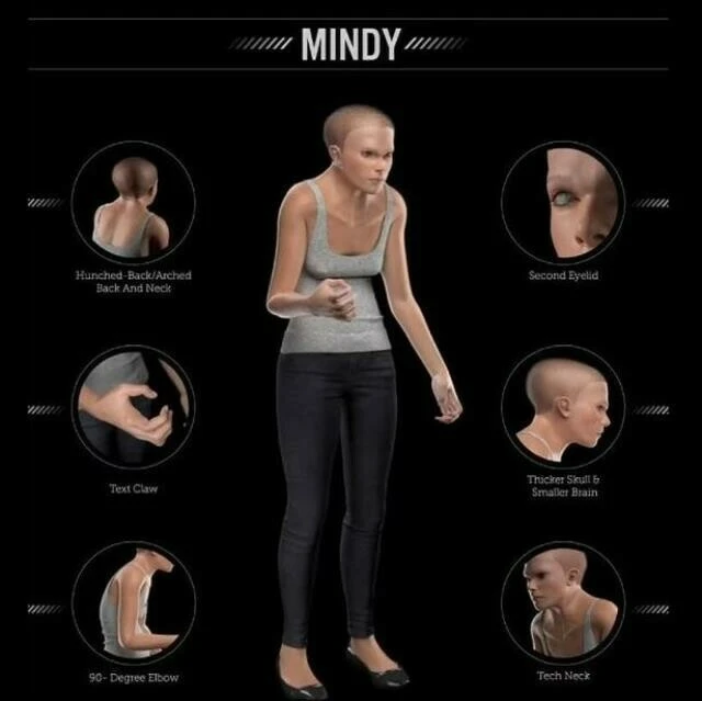 3000 yılında insanlar nasıl görünecek? Telefon kullanımının yaptığı değişiklik korkuttu