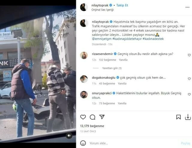 Sosyal medya fenomeni Nilay Toprak'a bıçaklı tekmeli <a href=