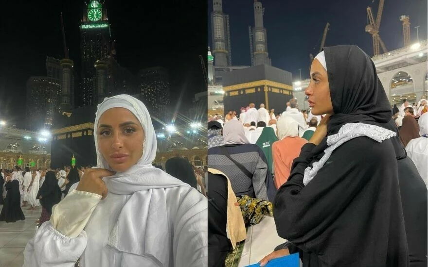 Ünlü model Kabe’de Müslüman oldu: Hayatımın en mutlu günü!