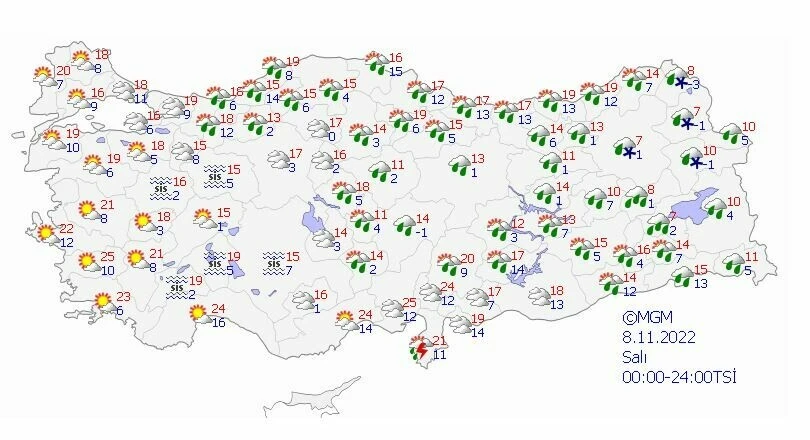 Son dakika: Meteoroloji’den sağanak ve kar uyarısı! Karabulutlar gökyüzünü kaplıyor, sıcaklıklar 6 derece birden düşecek
