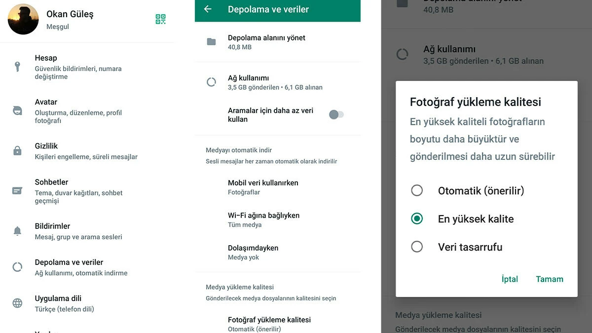 WhatsApp'ta yüksek kalitede fotoğraf nasıl gönderilir? Bu yöntemle çözünürlük hiç düşmeyecek