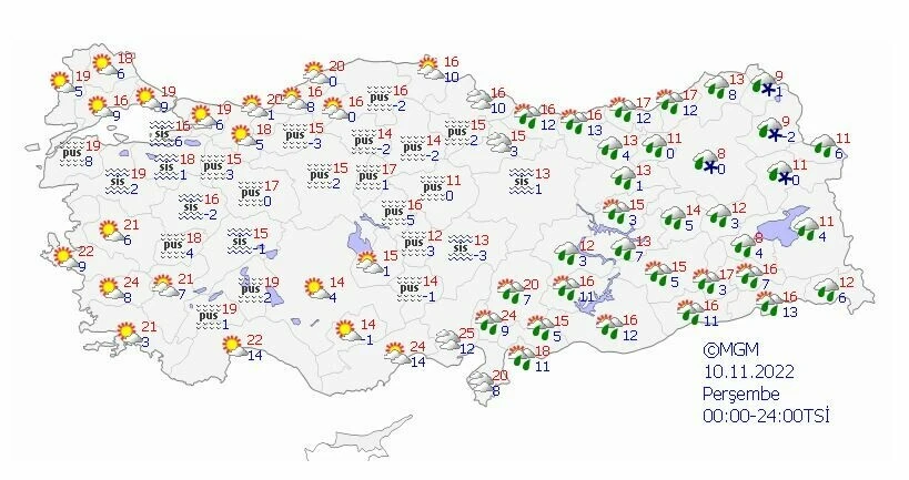 Sıcaklıklar düşüşe geçti! Meteoroloji’den bölge bölge sağanak ve kar uyarısı
