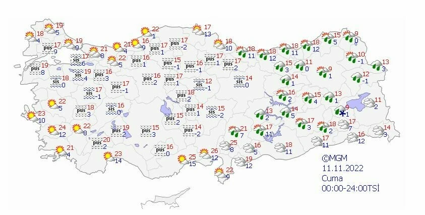 Sıcaklıklar düşüşe geçti! Meteoroloji’den bölge bölge sağanak ve kar uyarısı