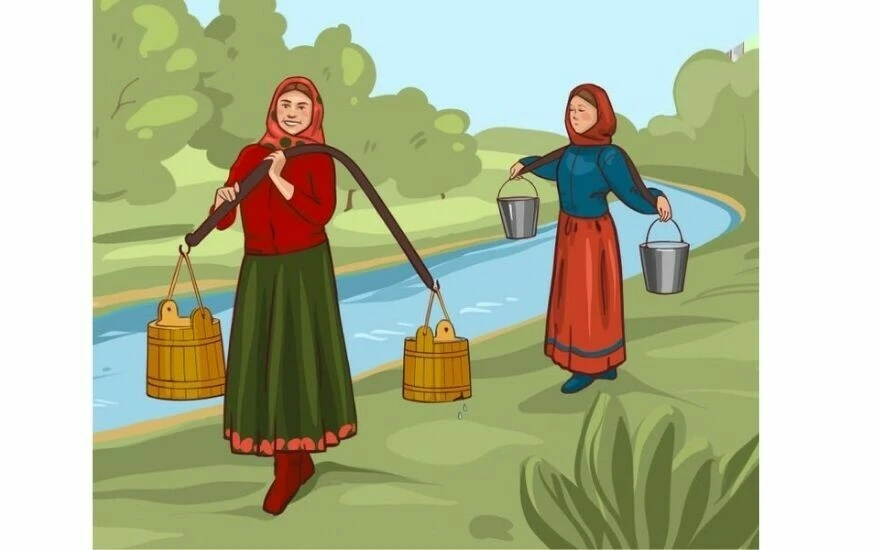 IQ’nuzu anında ölçen zeka testi: 5 saniye içinde hangi kadının eve daha fazla su götüreceğini tahmin edin!