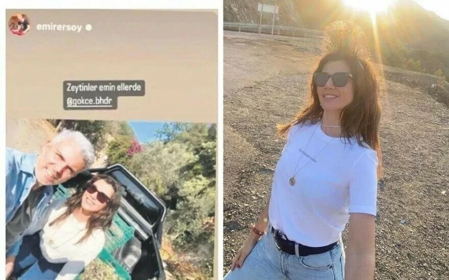 Gökçe Bahadır ve eşi Bodrum’dan milyonluk zeytinlik satın aldı: Tarlaya girip zeytin topladı