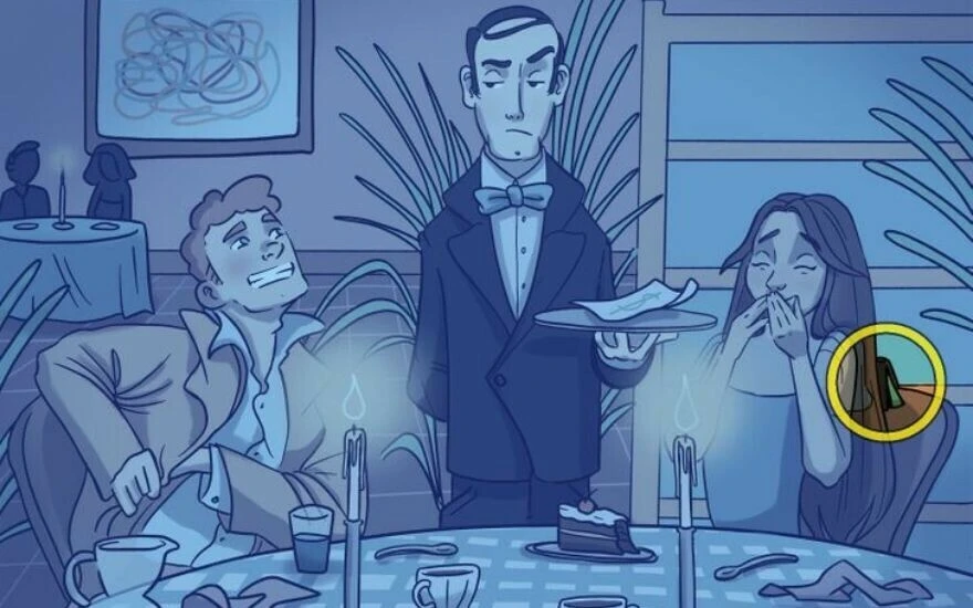 180 kişiden sadece 11’nin görebildiği beyin yakan IQ testi: Adamın bu restoranda kaybolan cüzdanını bulmak için 12 saniyeniz var!