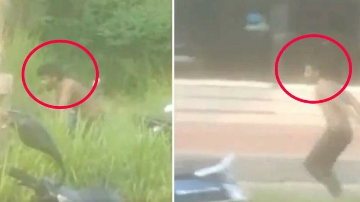 Yoldan koştu seyir halindeki otobüsün camına kafa attı! 'Taş kafa' yine ağızları açık bıraktı