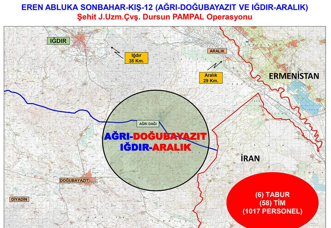 Son dakika! İçişleri Bakanlığı, Eren Abluka 12 operasyonunun başladığını duyurdu