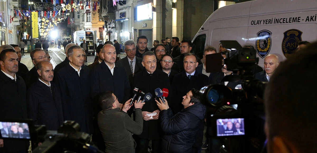 Fuat Oktay'dan İstiklal Caddesi'ndeki patlamaya ilişkin açıklama: Kadın bir saldırganın bombayı patlattığı belirlendi