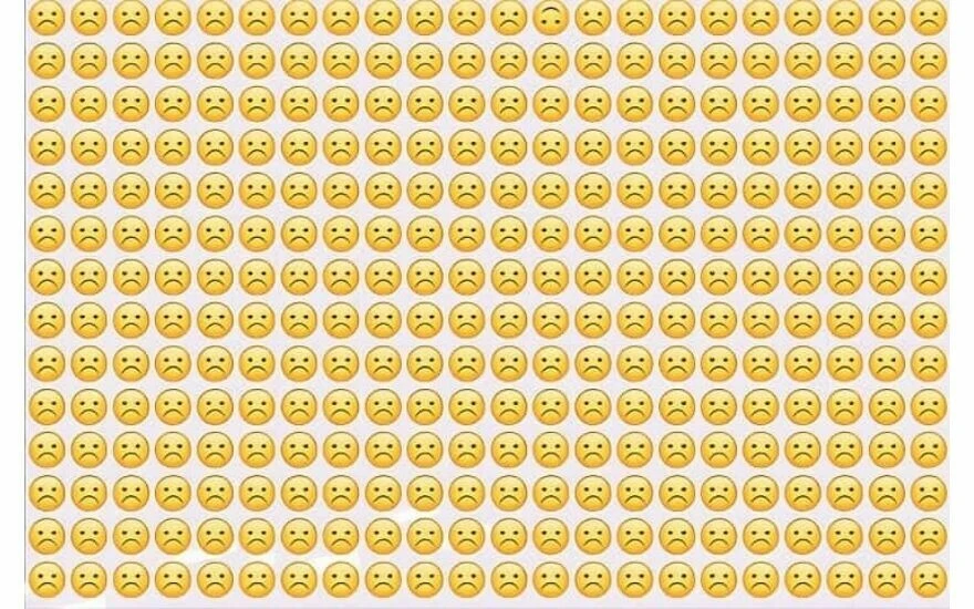 Görsel zekanızı metreyle ölçen zeka testi: Dürbün gibi gözlere sahip insanlar 10 saniyede mutlu emojiyi buluyor!