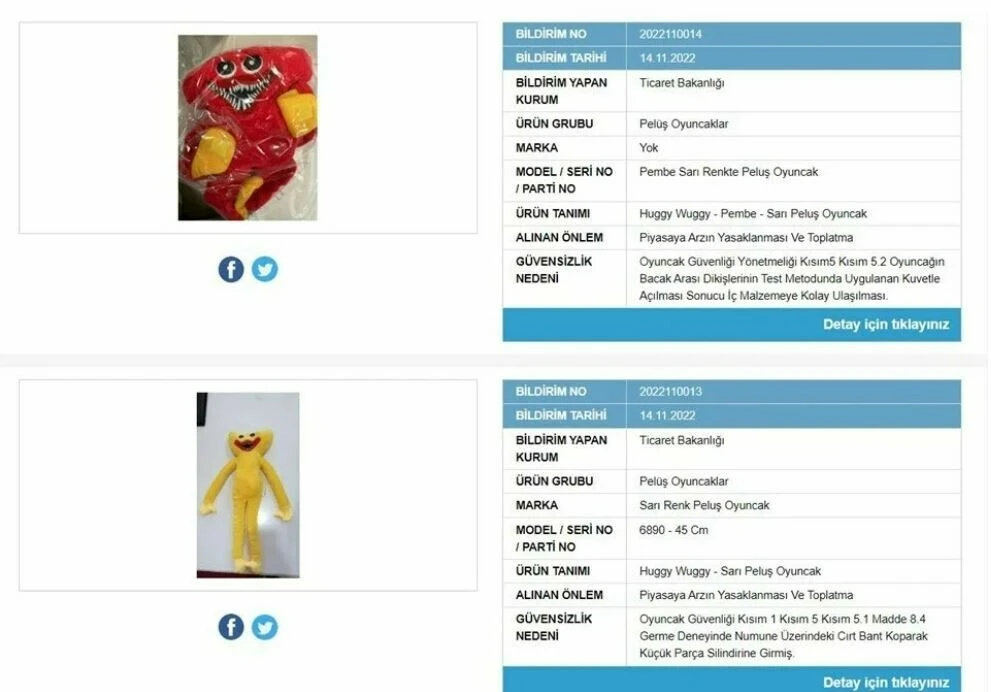 Ticaret Bakanlığı'ndan iki oyuncak için toplatma kararı