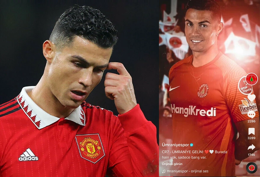 Ümraniyespor'dan Ronaldo'ya <a href=
