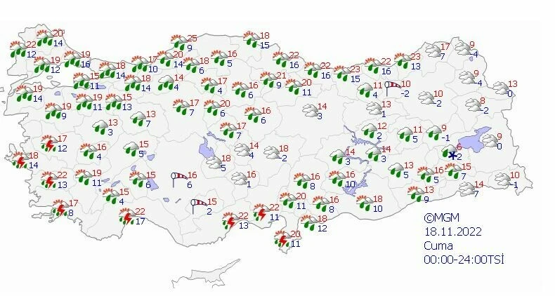 Son dakika: Hava durumu nasıl? Batı’da sağanak Doğu’da kar var! (Meteoroloji hava tahmin raporu)