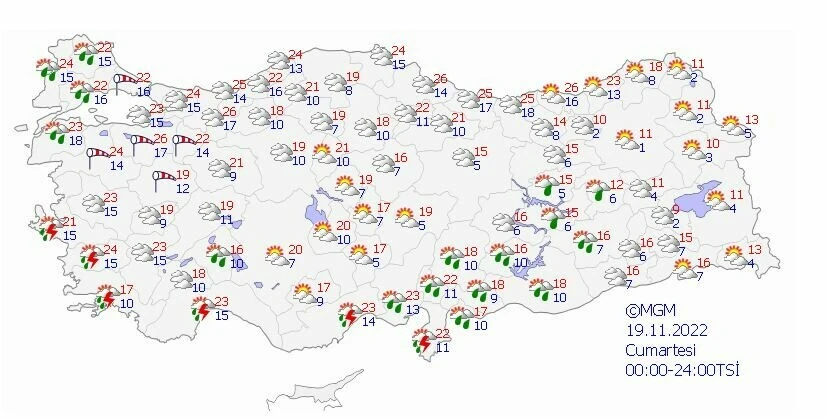 Meteoroloji bölge bölge uyardı! Sağanak ve rüzgar çok kuvvetli geliyor